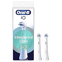 Oral-B Testine di Ricambio iO Interdental Clean, 2 testine rotonde originali per Spazzolino Elettrico