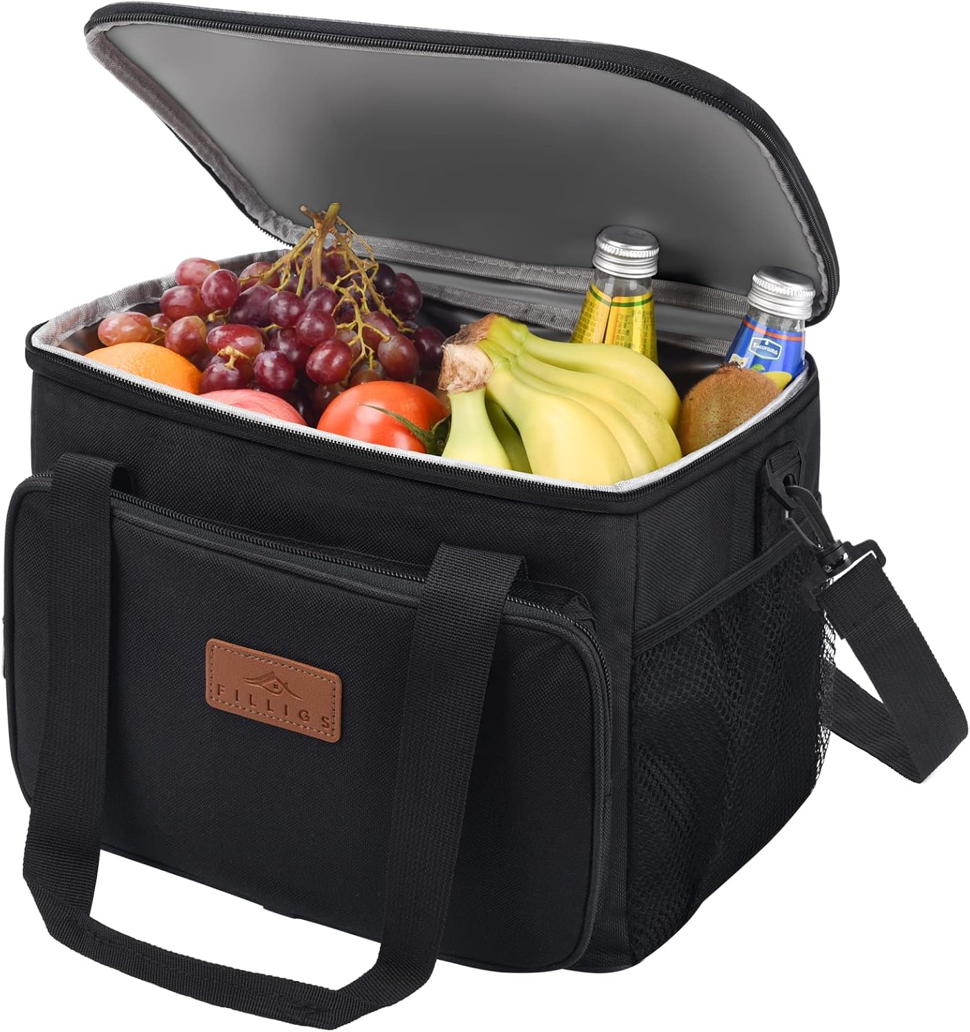 Beige Insulated Lunch Bag and Laptop Cooler - Perfect for Keeping Food Fresh