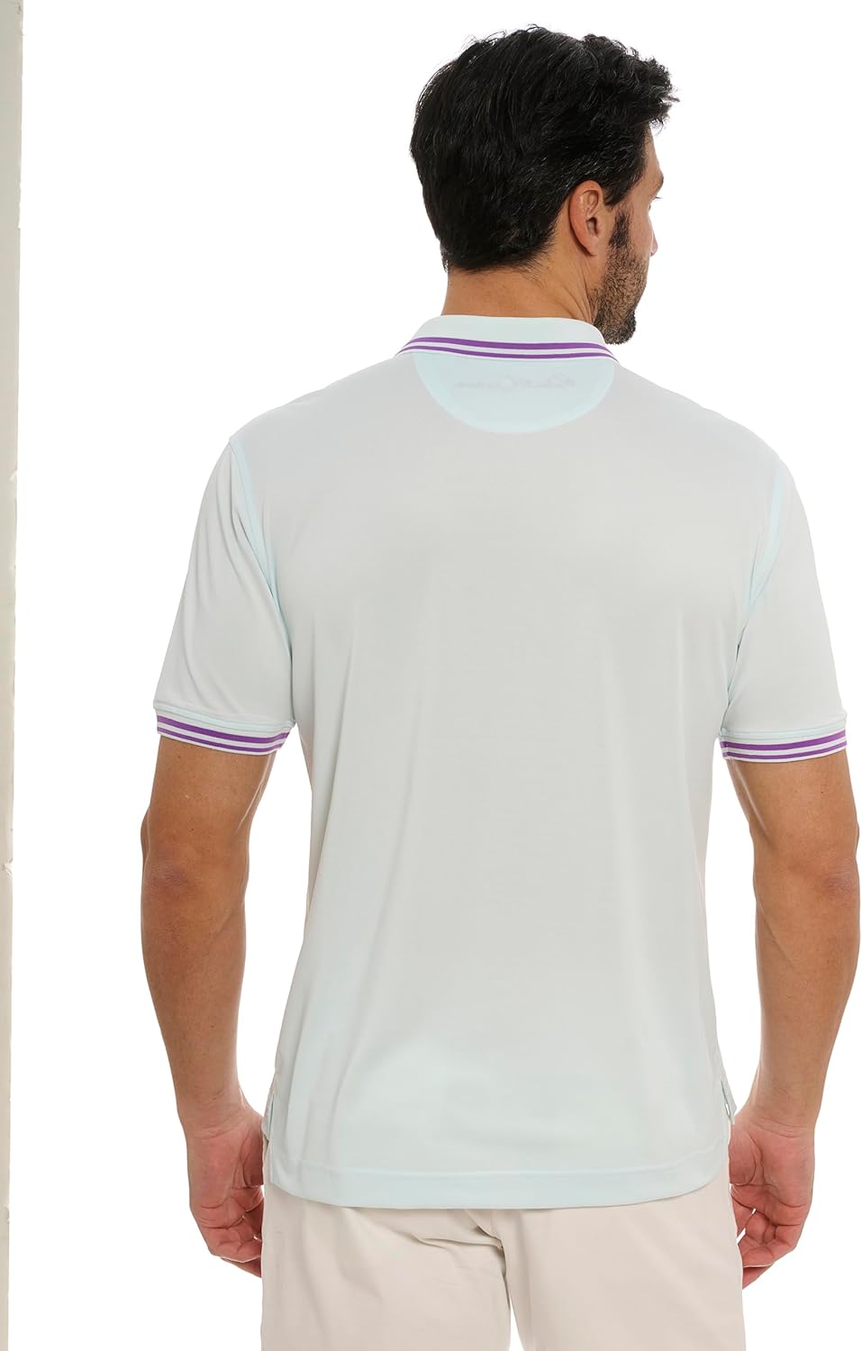 Robert Graham Mens Match Point Short Sleeve Knit Polo - Image 5