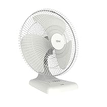 GM Bolt 400 mm HS Table Fan (White)