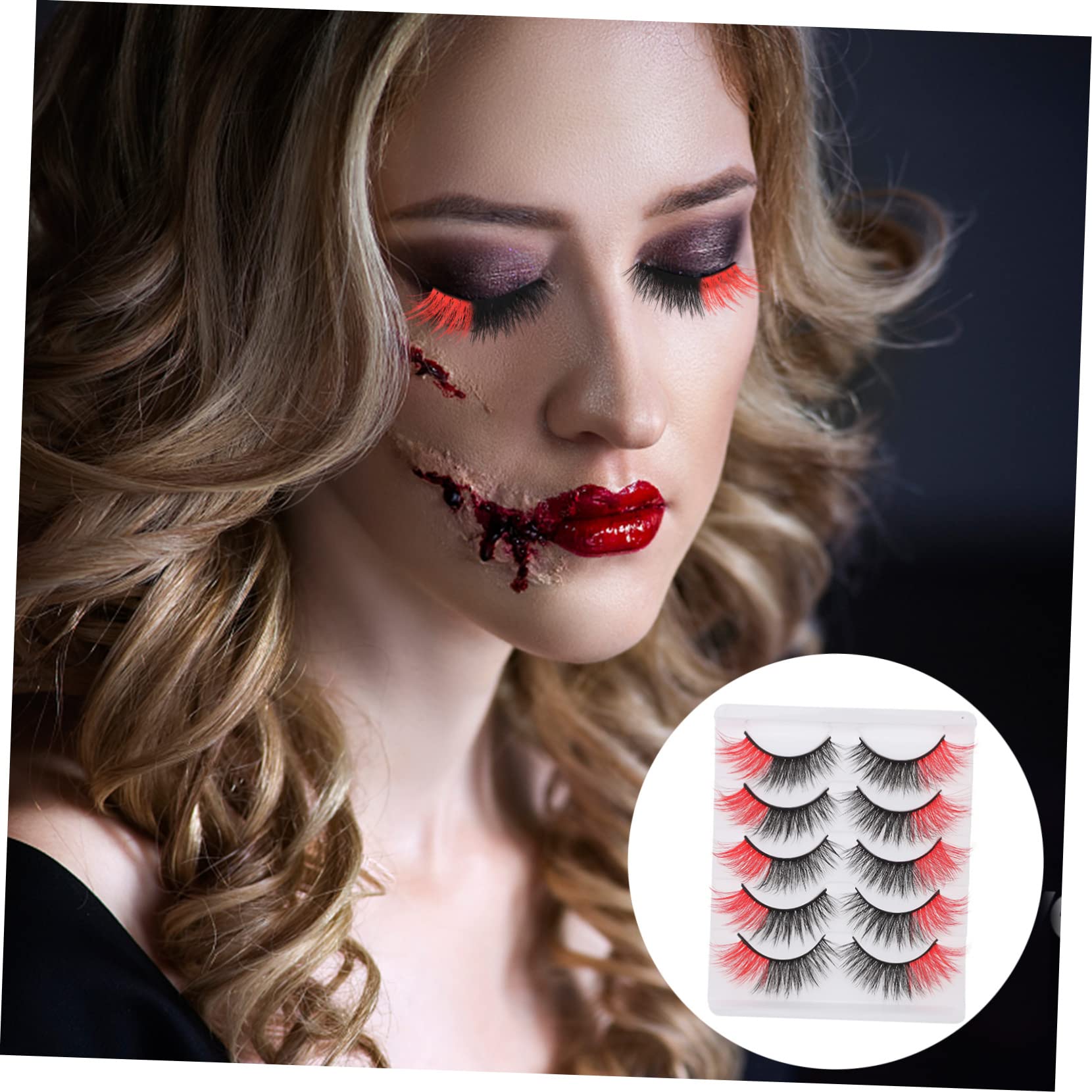 Baluue 20paia Un Titolo Generato Per Prodotto Base Ai Requisiti Forniti Ciglia Finte Morbide e Leggere Di Ciglia Naturali Riutilizzabili Con Scatola Per Makeup Quotidiano e Occasioni