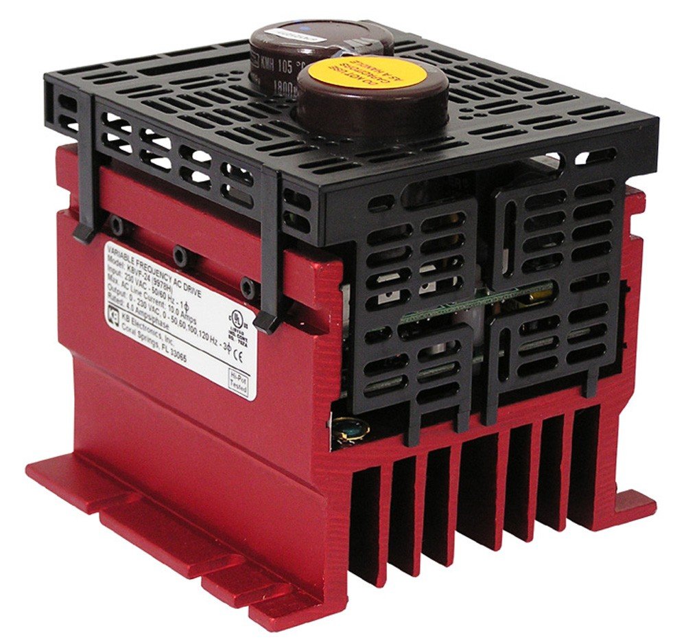 KB Electronics, 9977, KBVF-14, 1HP, 1-Phase, 110-120V (Input), IP 20 Enclosure, Variable Frequency Drives
