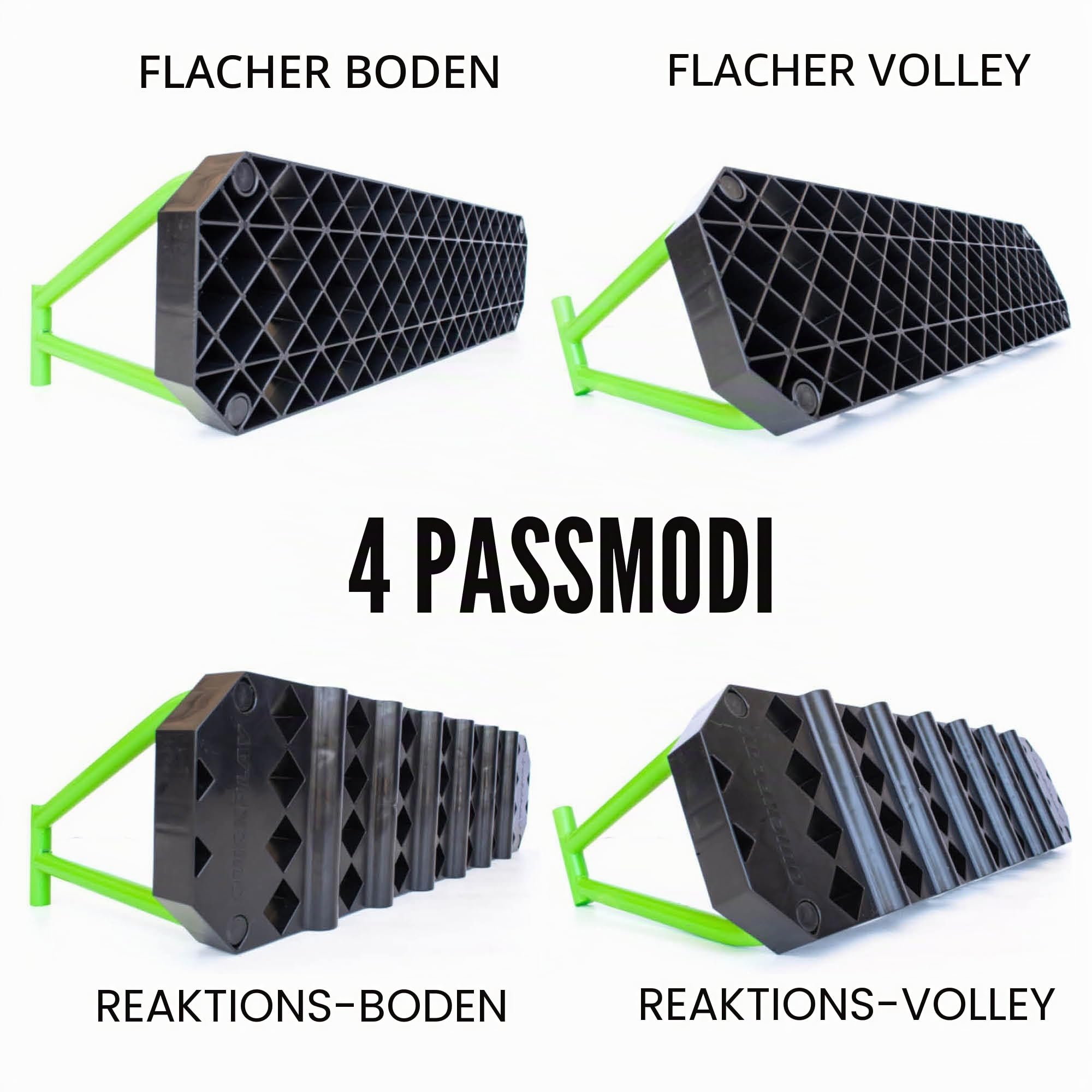 QUICKPLAY Replay Station Prellwand Fussball Pass Wand - Rebounder für Fußball Tragbare Rückprallwand mit Doppelwinkel System - Rebound Board Fussball trainingszubehör - Pass & Schuss Fußball Training