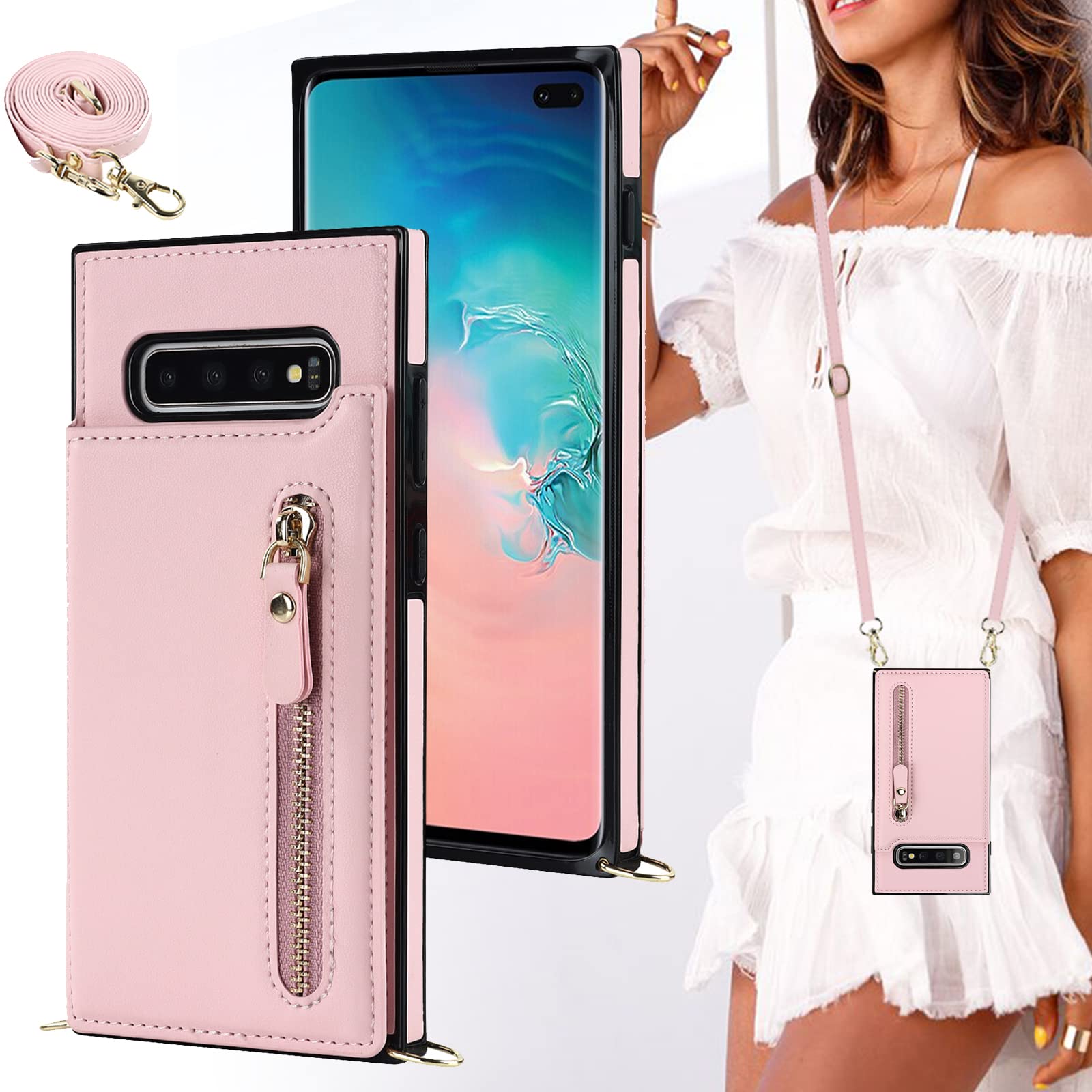 Amazon.co.jp: Galaxy S10 ケース S10 ケース ショルダー ストラップ