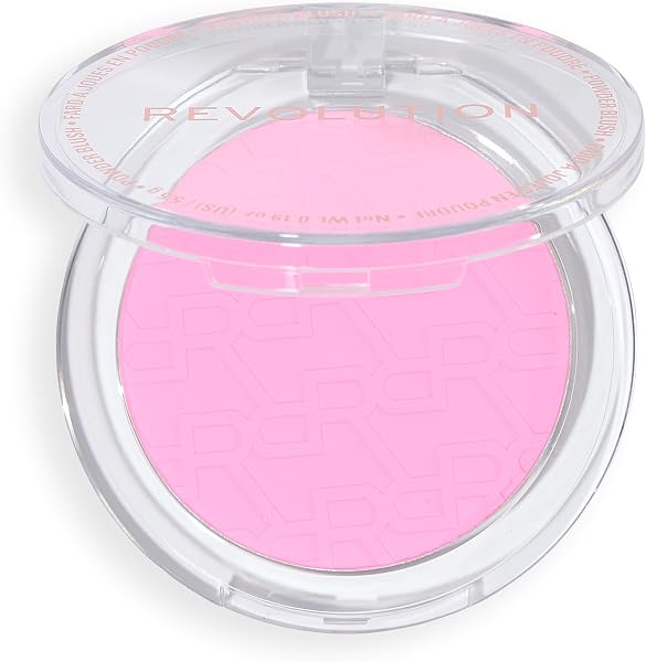 Revolution Blusher Reloaded, Effetto Aerografo, Blush Modulabile, Finish Morbido Opaco, Blush Quotidiano, Vegan & Cruelty-Free, Future Flush Pink, 7.5g - 2