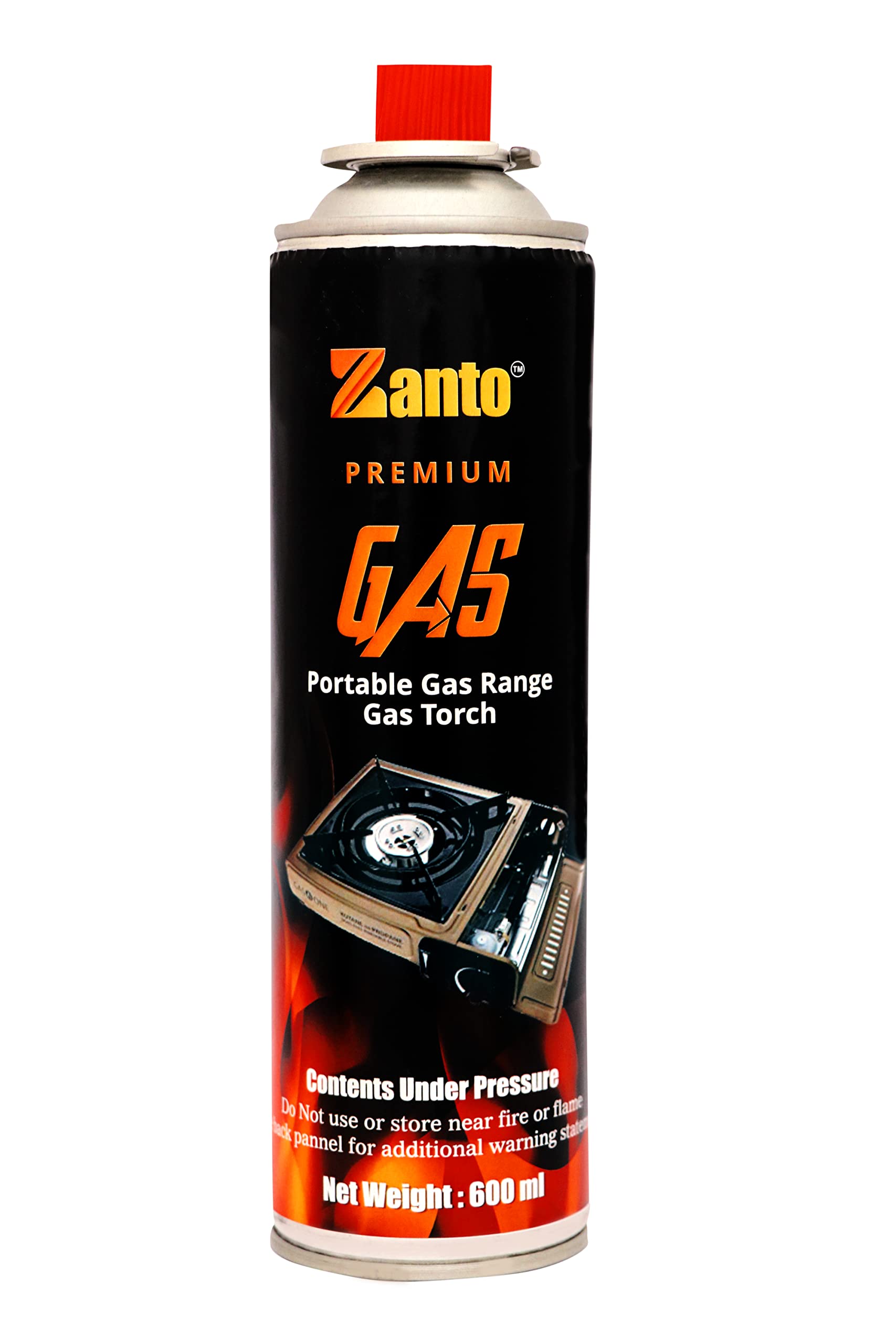 Zanto Butane Big Can 600ml Flambe Torch Easy to use Perfect Suitable to Refill Flame lighters. Small Stove, Flame Torch, Welding Fuel Gas