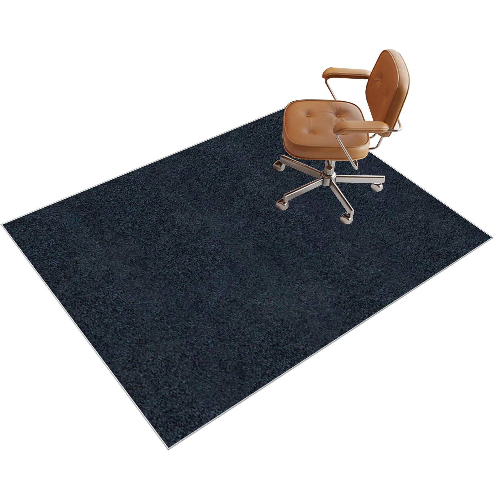 Floor Mat for Office Chair, Office Chair Mat for Hardwood Floor, Non Slip Gaming Computer Chair Mat, Carpet Protector Chair Mat, Multi-Purpose Floor Protectors for Rolling Chairs 90 x 140 cm