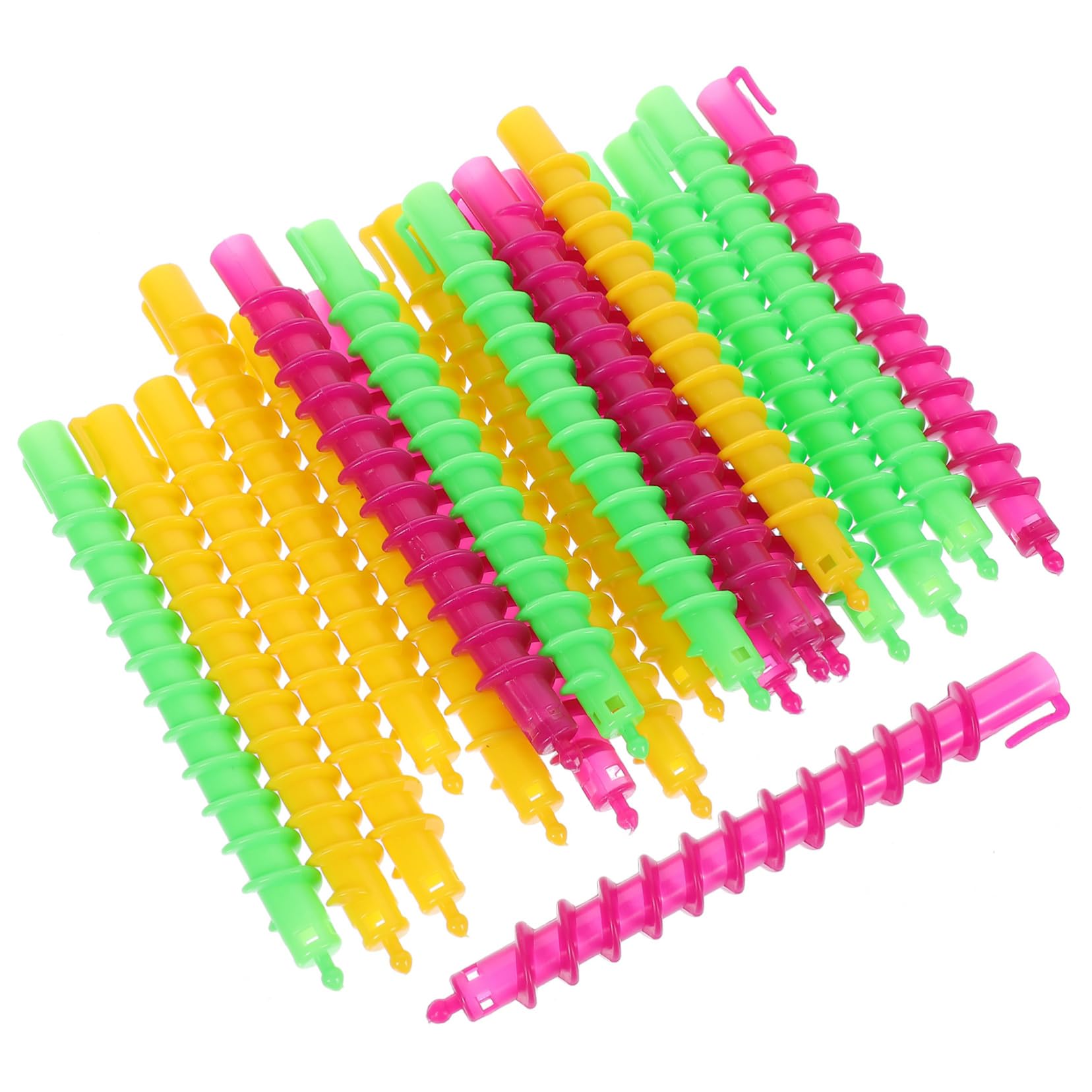 LIFKOME 100Pcs Spiral Perm Rods for Long Hair Versatile Hairdressing Tools for Home Salon Use Curling Rods for Beautiful Spiral Curls for Styling