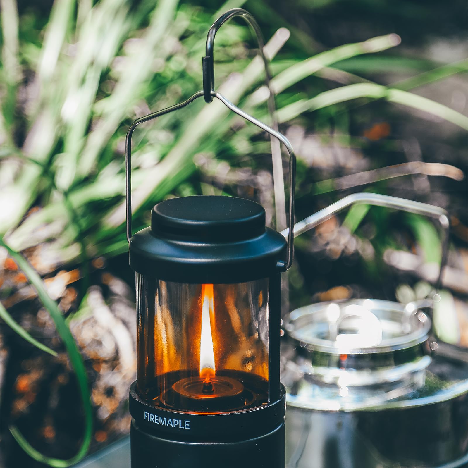 Fire-Maple Aurora Lampe à Kérosène – Lampe de Camping Vintage Portable avec Flamme Réglable (236 g / 8,3 oz), idéale pour le bushcraft, l’éclairage d’urgence et les activités de plein air (Noir)