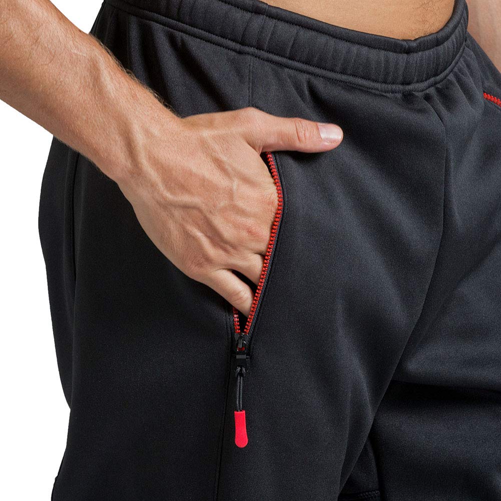 Pantaloni da Ciclismo con Cuscino Imbottito da Uomo Sportivi Antivento Traspirante Confortevole Invernali
