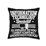 Information Technology Specialist Computer Job Profession Throw Pillow