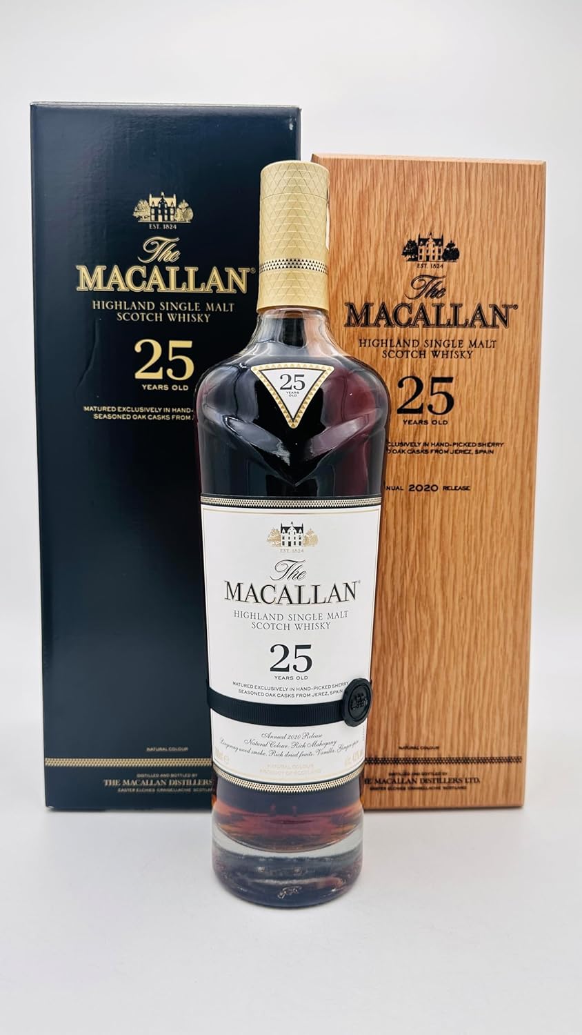 ザ・マッカラン25年43％ 700ml瓶【木箱入輸入品】ウイスキー☆数量限定