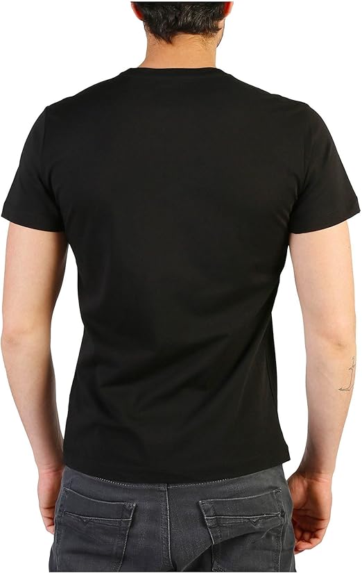 black tee shirt back