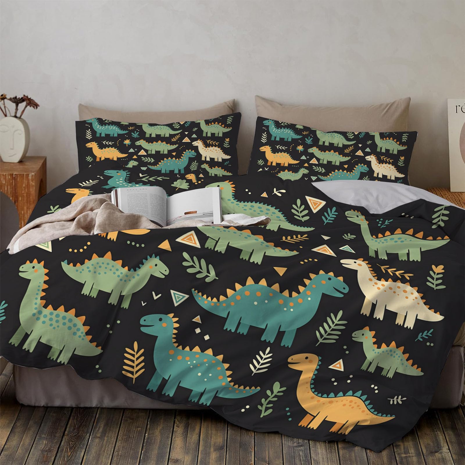 Housse de couette 220x240 dinosaure pour apaiser les nuits de votre enfant