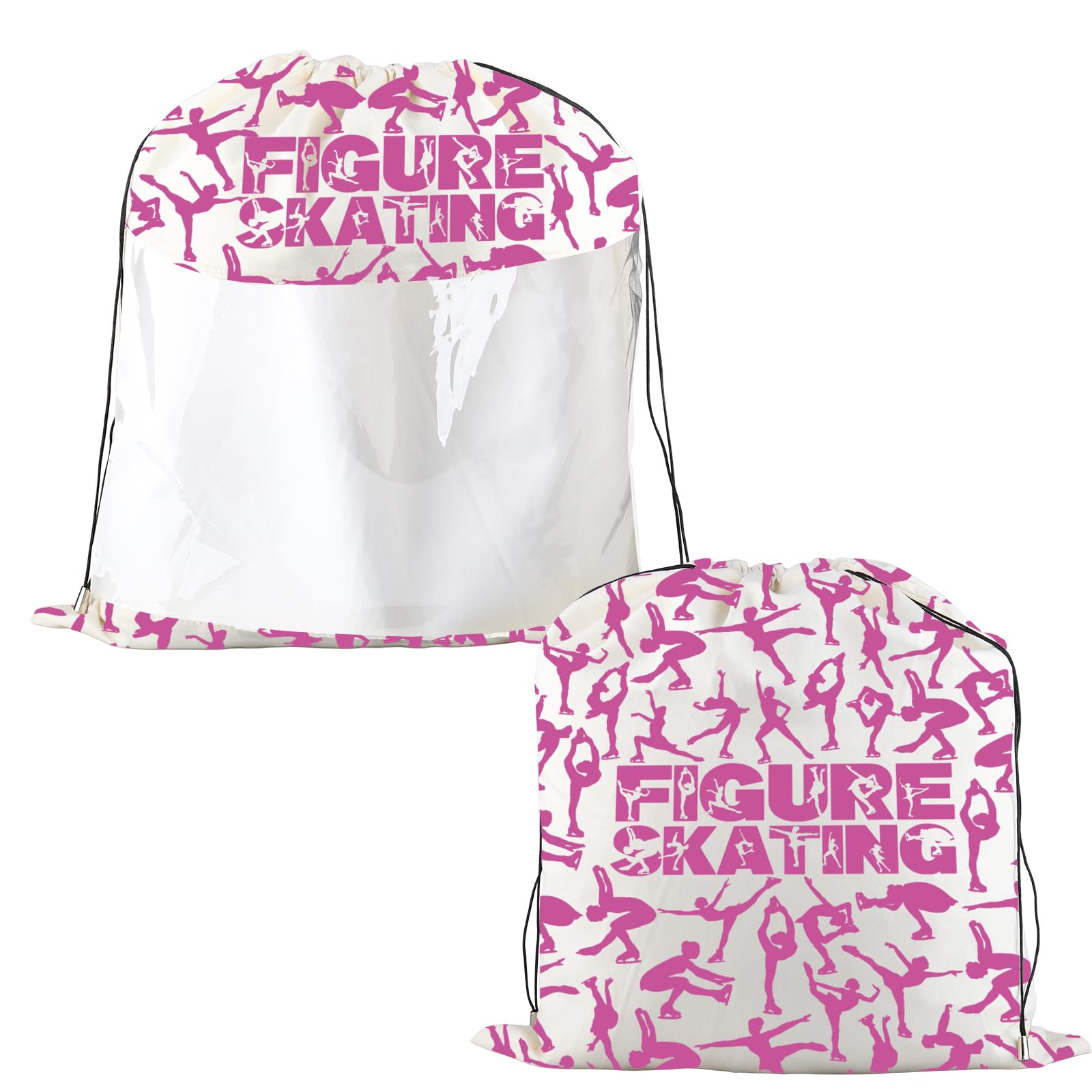 Pochette de rangement avec cordon de serrage patinage artistique