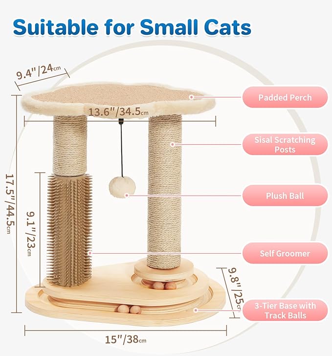 Rascador de Sisal para Gatos Made4Pets 44.5 cm miniatura 2