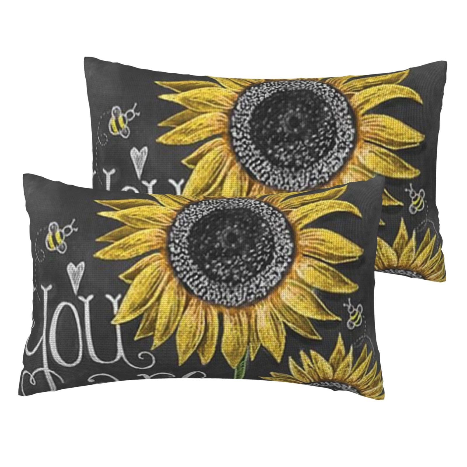 Housse de coussin tournesol pour offrir un sourire à votre intérieur