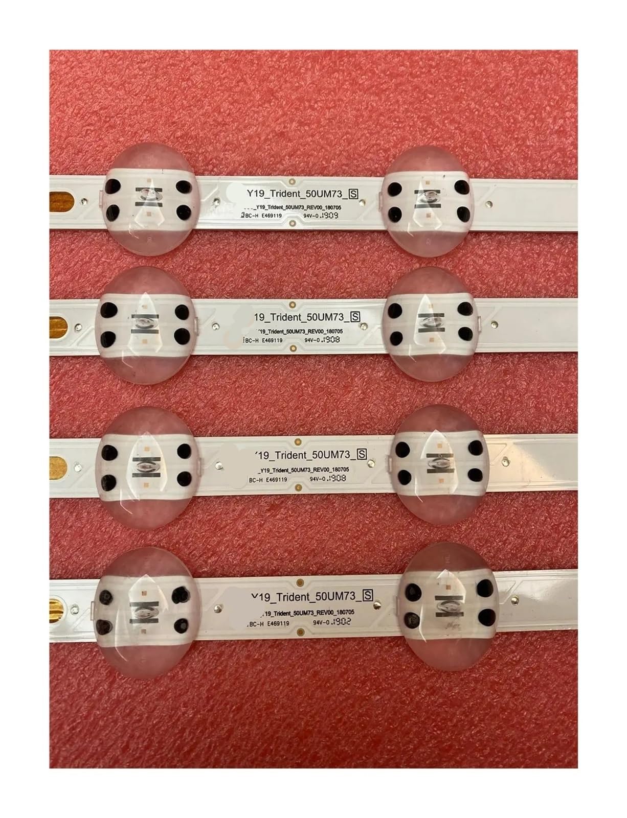 Tiras de retroiluminación LED for TV 50UM7600PLB 50UM7500 50UM7360 50UM7510 50UM7300 50UM7450 50UM7400PLB 50UM7500PSB 50UM73(8 PCS For 2 TV)