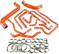 Vista 10 de G-PLUS Kit de abrazaderas de manguera de refrigerante de radiador de silicona compatible con Subaru Impreza WRX/STi GDA/GDB EJ207 2002 2003 2004
