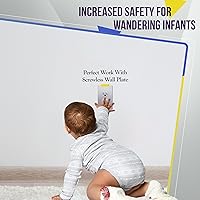 Vista 3 de ENERLITES Elite Series Duplex Receptacle with Screwless Wall Plate, Residential Grade Duplex Outlet, Tamper-Resistant, Grounding, 15A 125V, UL Silver