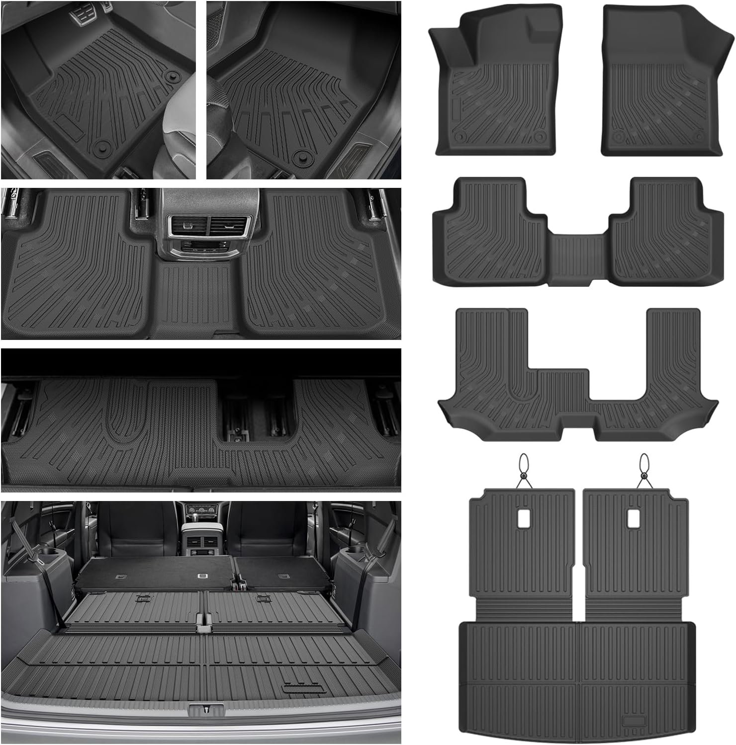 Cartist Floor Mats for Kia K5 (Only FWD Models) 2021-2026 & Hyundai Sonata/Sonata Hybrid 2020-2026, All Weather Cargo Liner for K5 Accessories, Heavy Duty Car Mats, Car Accessories