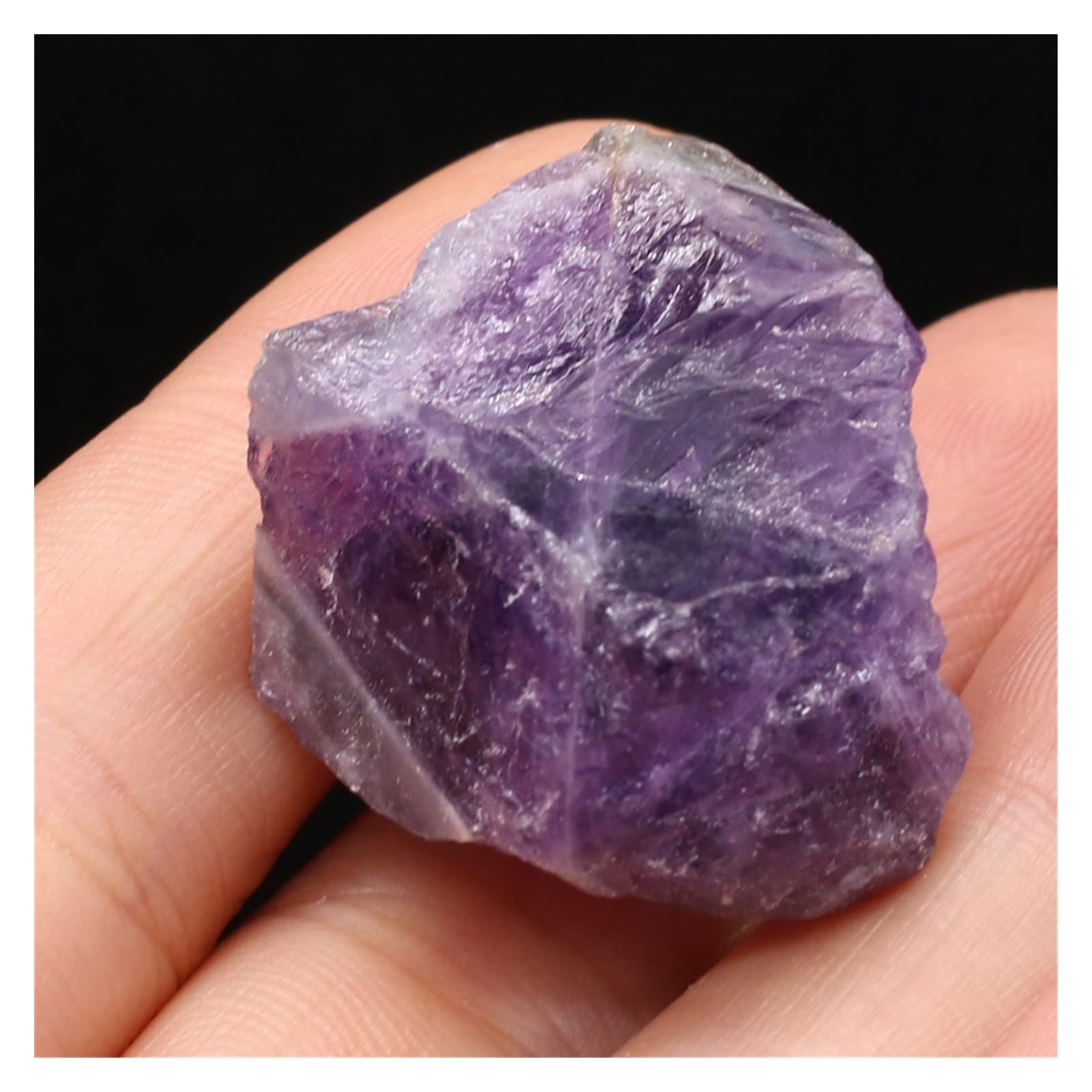 Fluorite pierre de roche brute irrégulière pour apaiser le stress à la maison