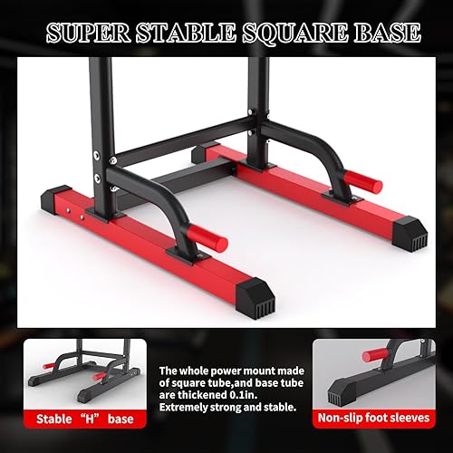 Miniatura 5 de K KiNGKANG Power Tower Dip Station, Multi-Function Assistive Trainer Pull Up for Home Gym Muscle Building and Beginner Exercises,Load 450LBS