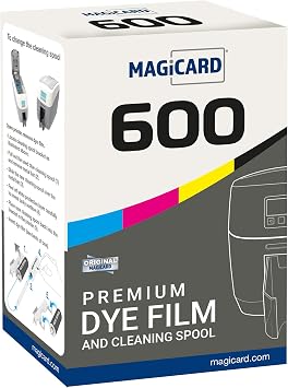 Magicard MB300YMCKO Ribbon 300 Prints, Vibrant Color with Protective Overlay