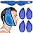 Hilph Face Ice Pack Wisdom Teech Ice Pack Head Wrap for Facial Oral Surgery Pain Relief for TMJ, Jaw Ice Wrap with 4 Hot Cold Gel Packs Reusable for Tooth Extraction & Teeth Removed, Tonsil Blue
