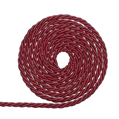 uxcell Twisted Cord Trim, 3mm/11 Yard Trim Cord Rope 3-Ply