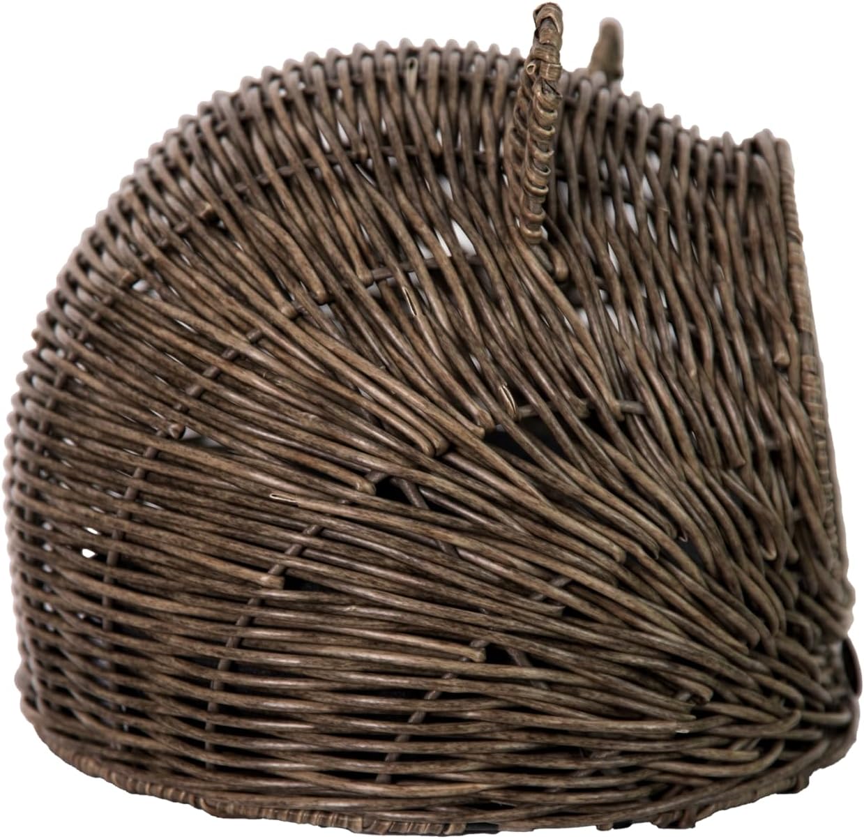 review Huntley Pet Rattan Wicker Cat and Dog Shaped Play House Pet Bed with Cushion