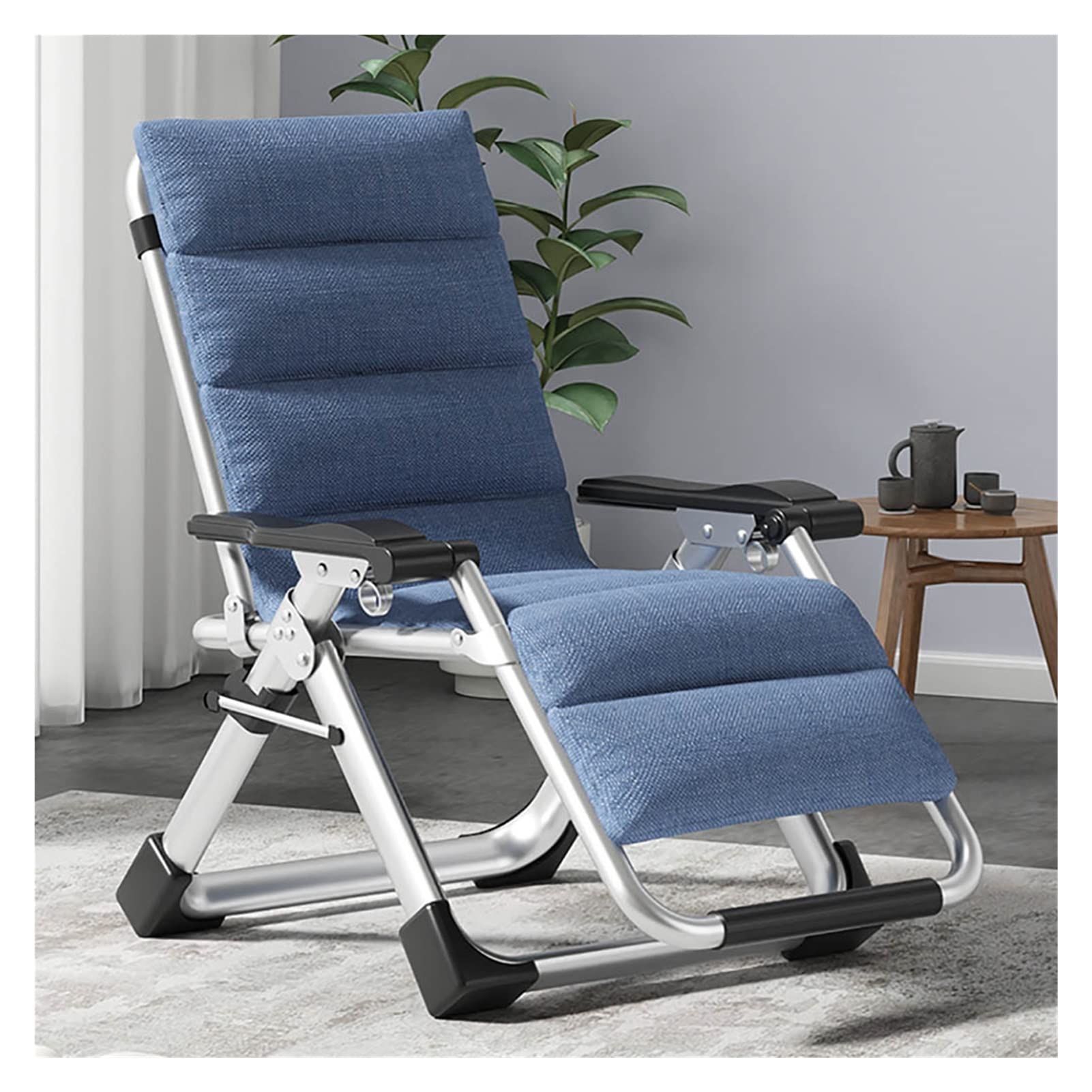 Chaise longue inclinable de balcon pour une sieste au soleil