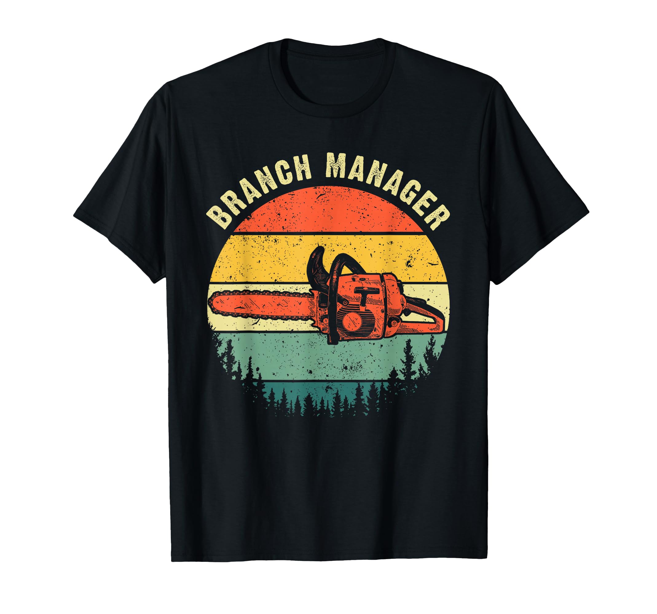 Cool Lumberjack Art Men Women Arborist Logger Branch Manager T-Shirt Small