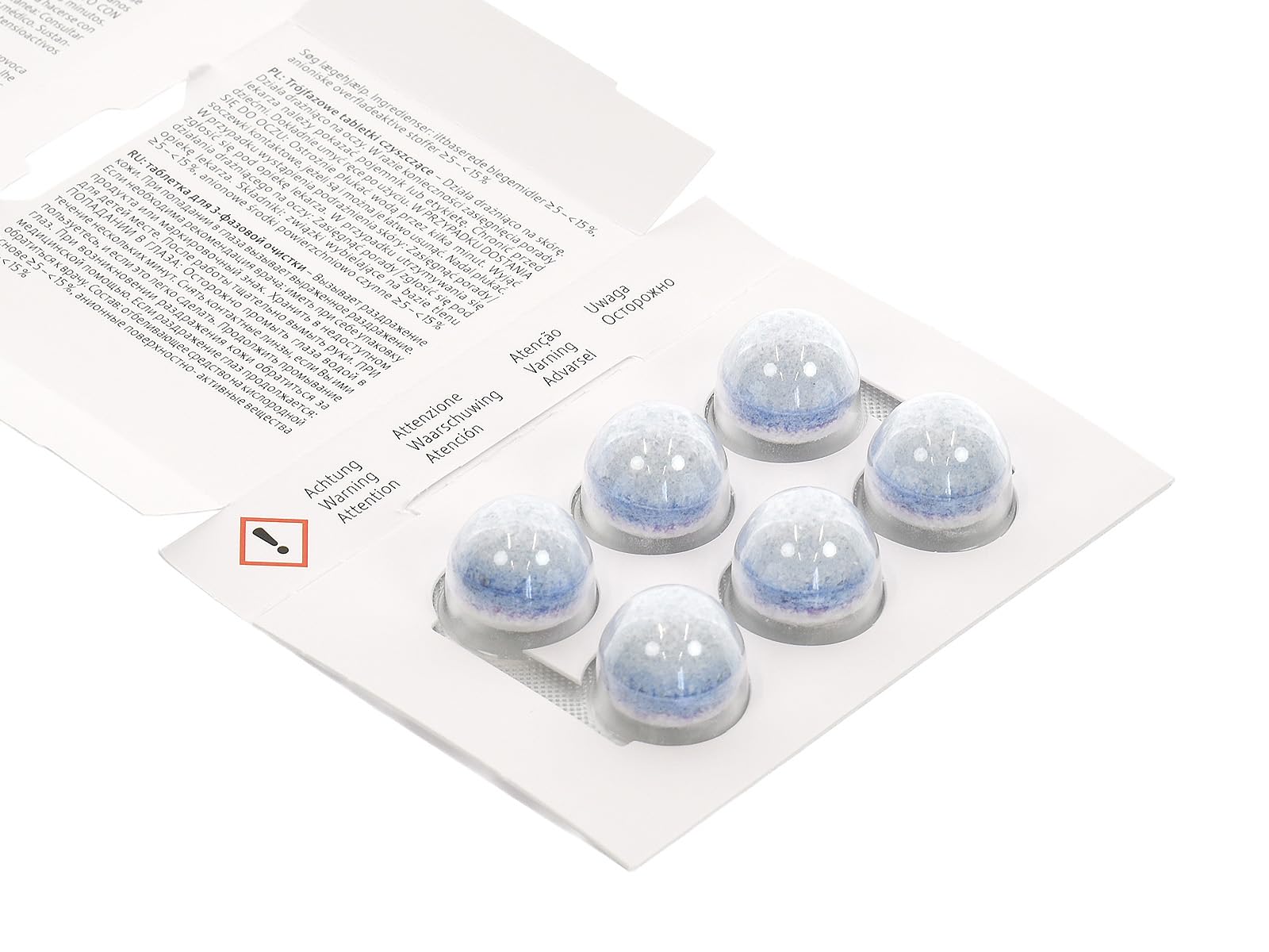 Pastillas de limpieza para cafeteras Jura (6 unidades) | Juego de 6 eliminadores de grasa de café