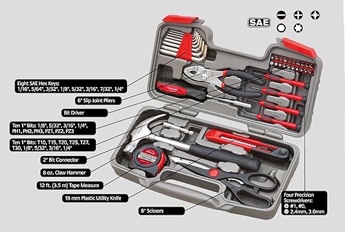 Vista 19 de Apollo Tools DT9706-OR General Tool Set Naranja