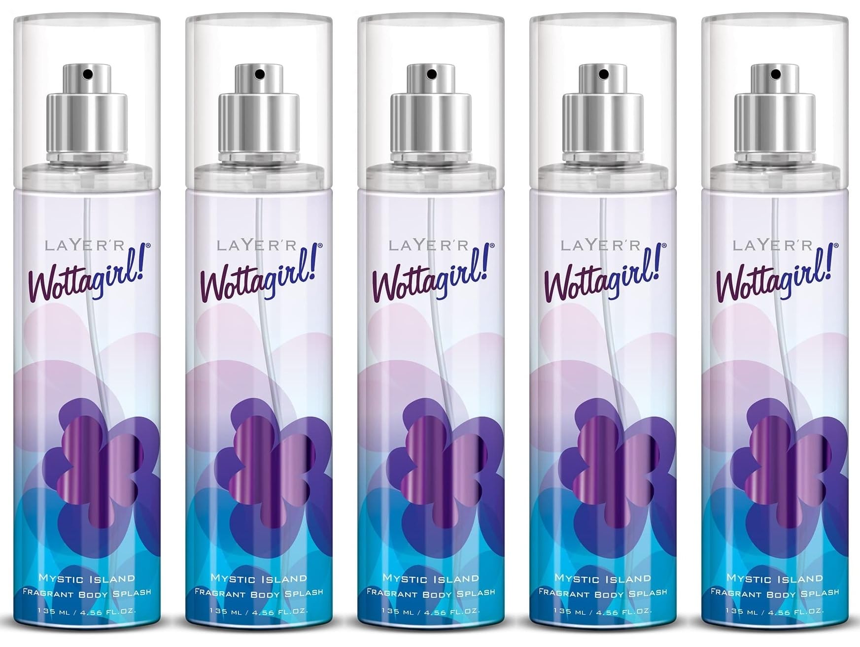 Layer'r Wottagirl Body Splash Mystic Island 135ml x Pack of 5-image-41