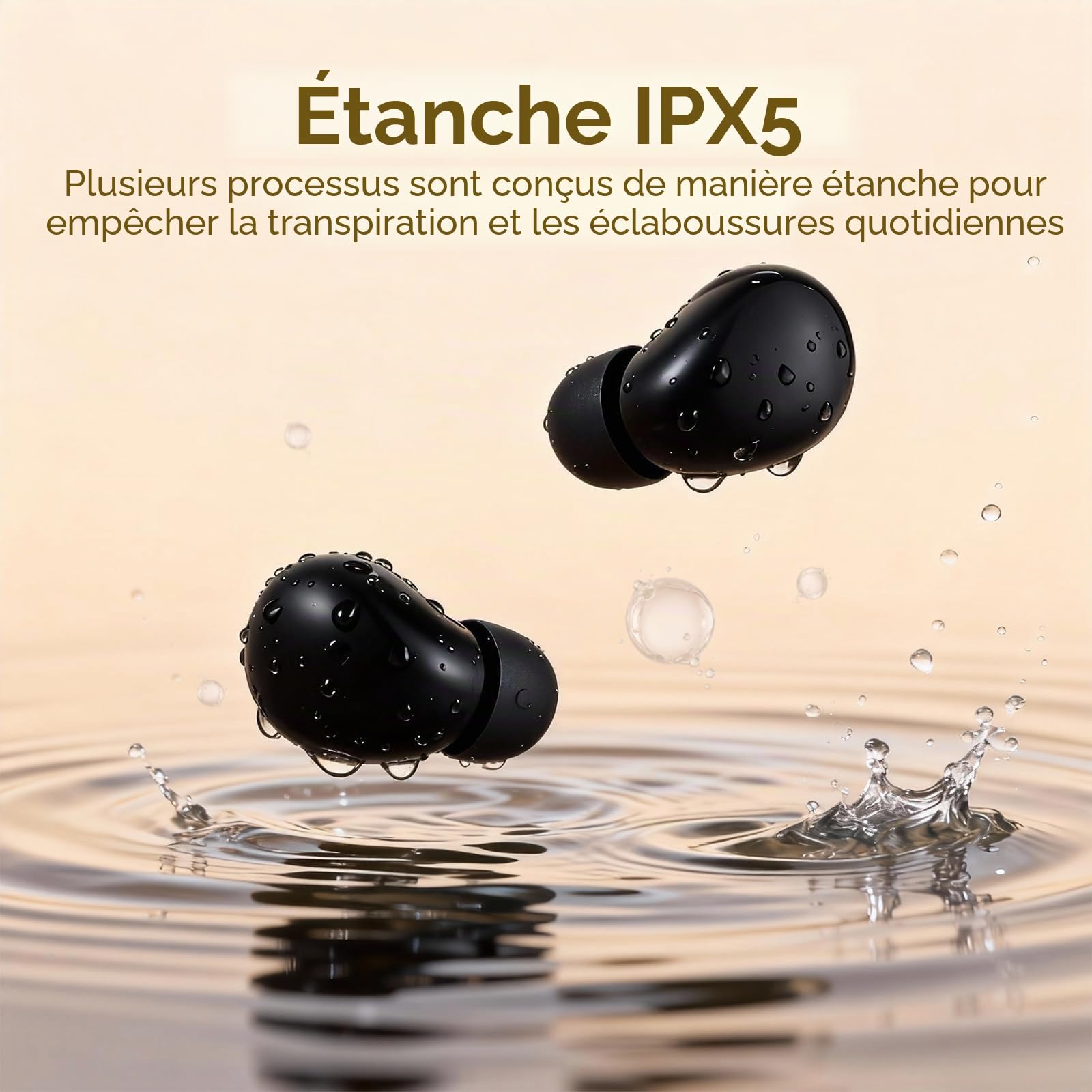 Xmenha Écouteurs de sommeil invisibles écouteurs Bluetooth sans fil pour dormir casque de sommeil sur le côté écouteurs petits canaux écouteurs cachés
