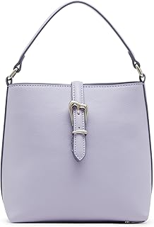 Anne Klein Womens Small Bucket with Detachable strap, Gentle Lavender