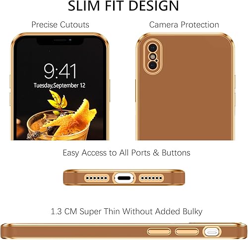 Miniatura 2 de VENINGO Funda para iPhone X, iPhone XS, funda para iPhone X/XS, ajuste delgado, suave, con pulsera ajustable, resistente a los arañazos, a prueba de