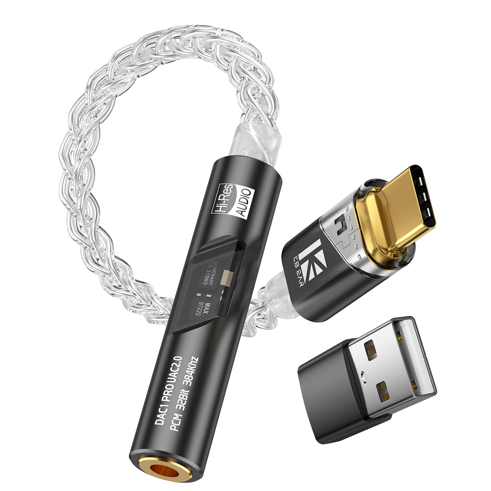 Amazon.co.jp: KBEAR DAC1 PRO イヤホンジャック 変換 タイプc usb dac