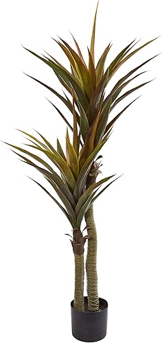 Nearly Natural Árbol artificial de yuca de 56 pulgadas
