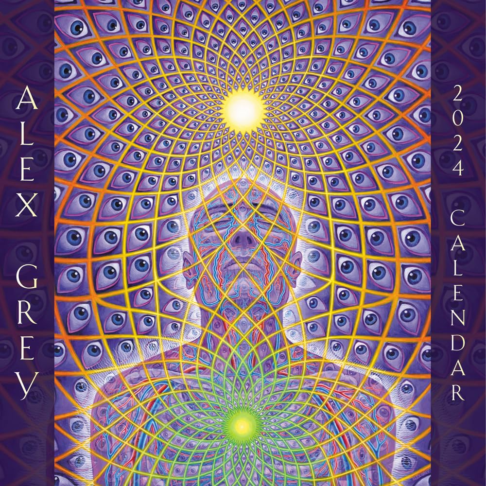 2024 Alex Grey Wall Calendar
