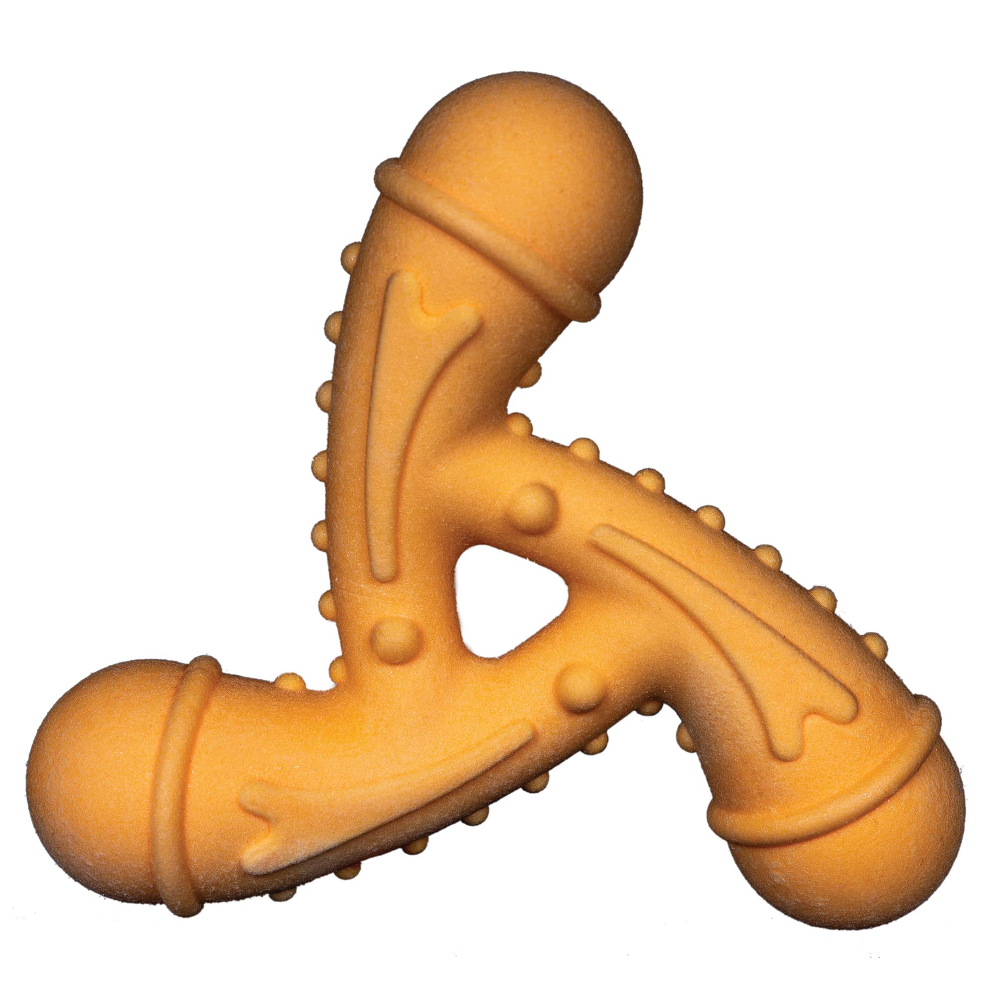 Spunky pup Gnaw Guard Star Dog Toy Dental Texture for Teeth and Gums Indoor & Outdoor Non-Toxic Fetch Toy Waterproof Floats Dishwasher Safe Perfect Toys for Small to Medium Breeds