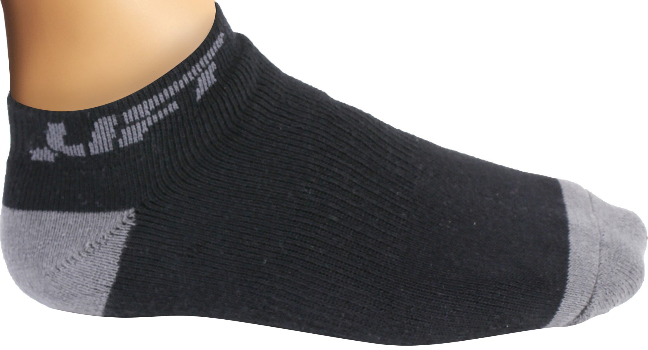 Lift Safety ASY-0KL1L Lift Industrial Safety Gear Sport Shorty Performance Socks, Black