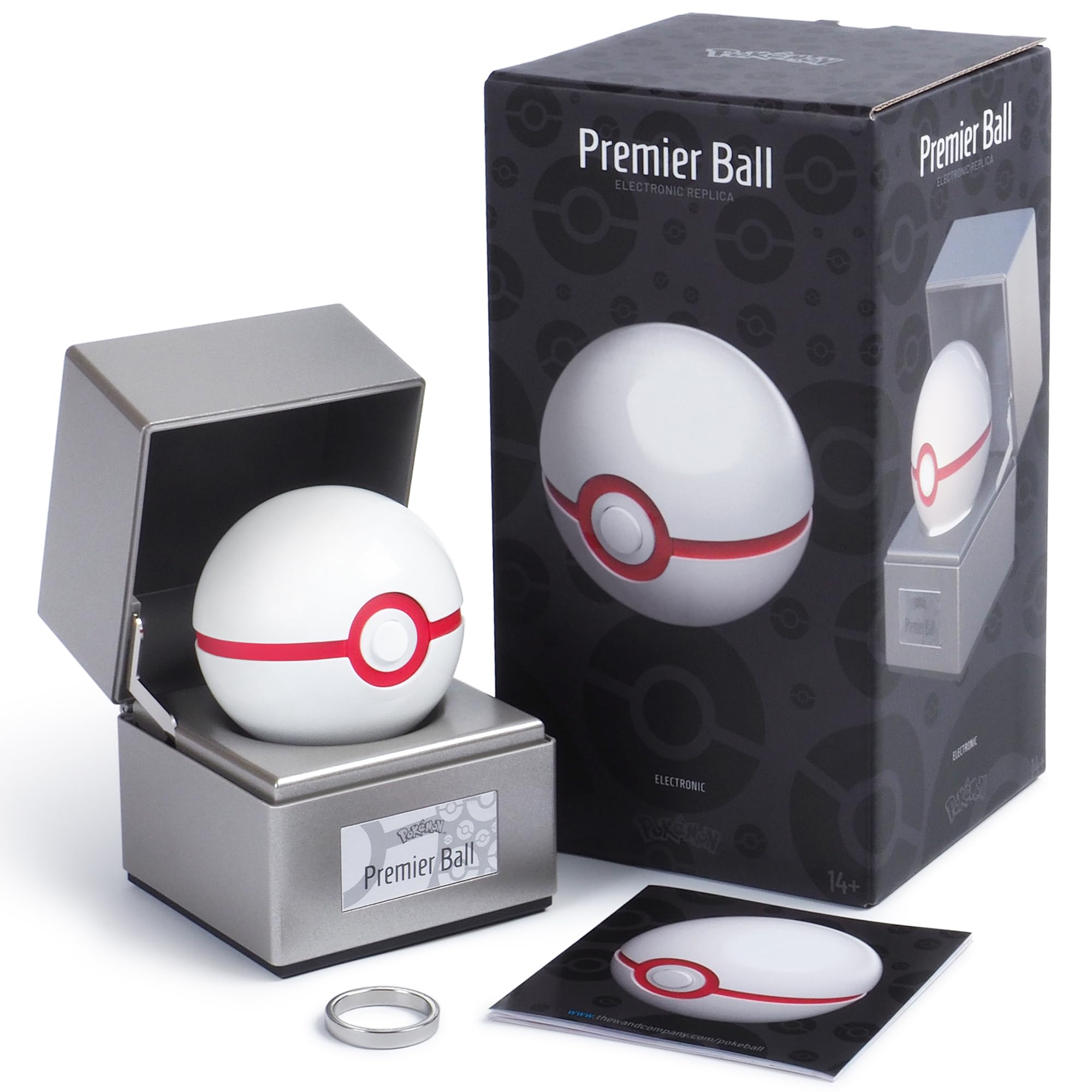 The Wand Company Pokémon 25th Anniversary Silver Box Edition - Premier Ball Authentic Replica by
