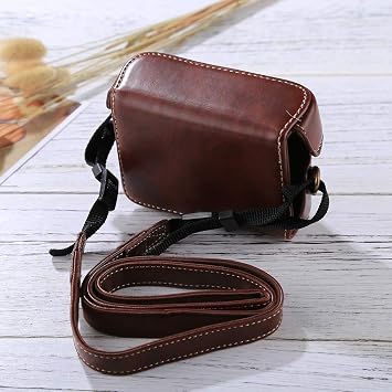 Camera Accessories Retro Style Leather Camera Case Bag with Strap for Sony RX100 M3 / M4 / M5 Camera Accessories Color: Coffee