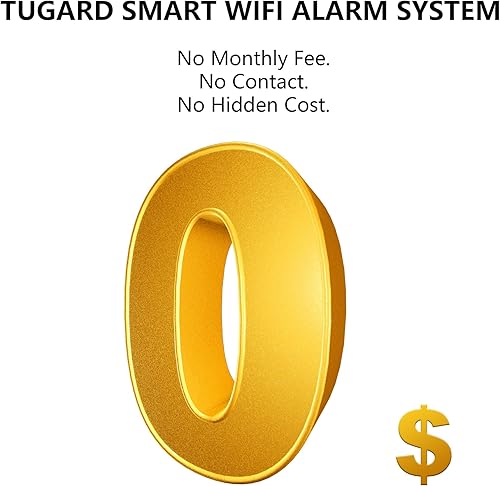 Miniatura 2 de Seguridad de alarma con alerta de aplicación de teléfono, pantalla TFT colorida de 1.8 pulgadas, sistema de seguridad inteligente para el hogar, kit