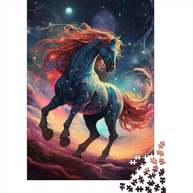 Caballo Puzzle Imposible,desafío para Adultos Juego EduGatoivo 1000 Piezas Obra De Arte De Juego…