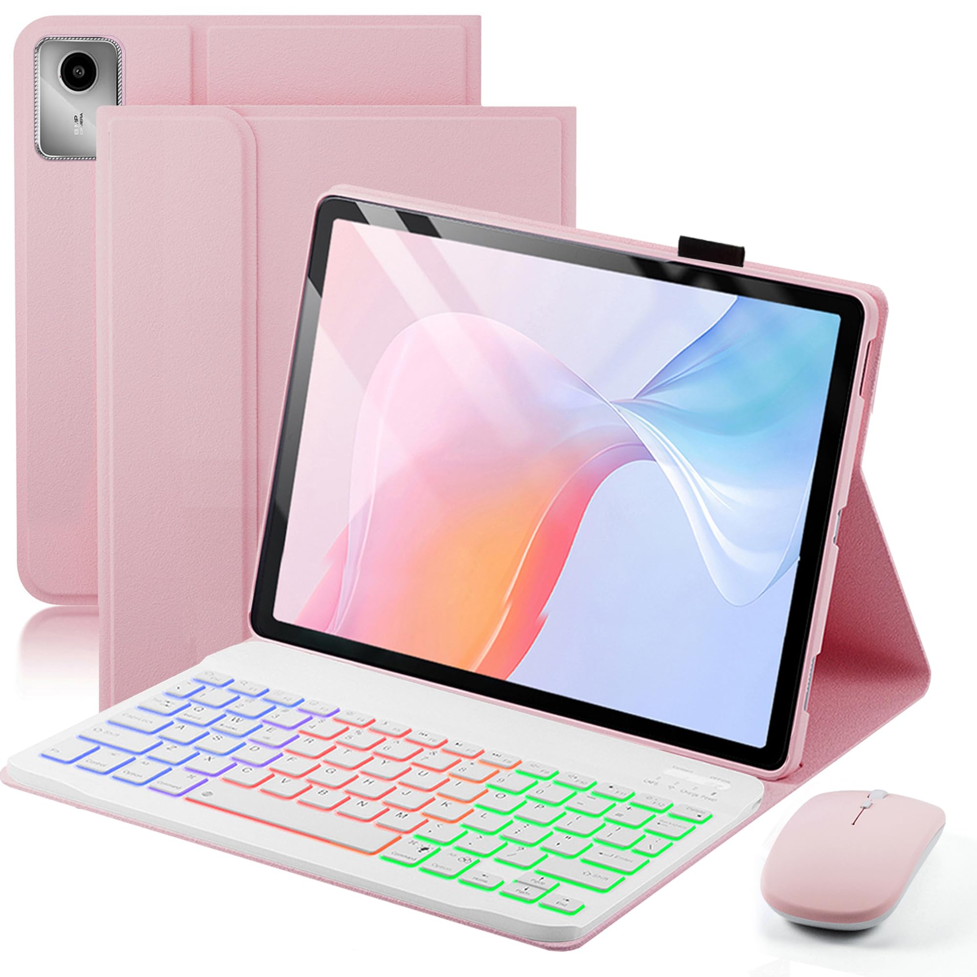 SAMTUNK Capa de teclado para Lenovo Tab M11 / Tab K11 LTE 2024
