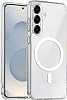 Ultra Strong Shockproof Soft Silicone Case Galaxy S25 with Raised Lens Frame and Metal Keypad Compatible with Origin Series Magsafe for Teknoft Samsung Galaxy S25